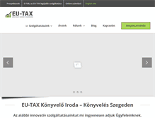 Tablet Screenshot of eutax.hu